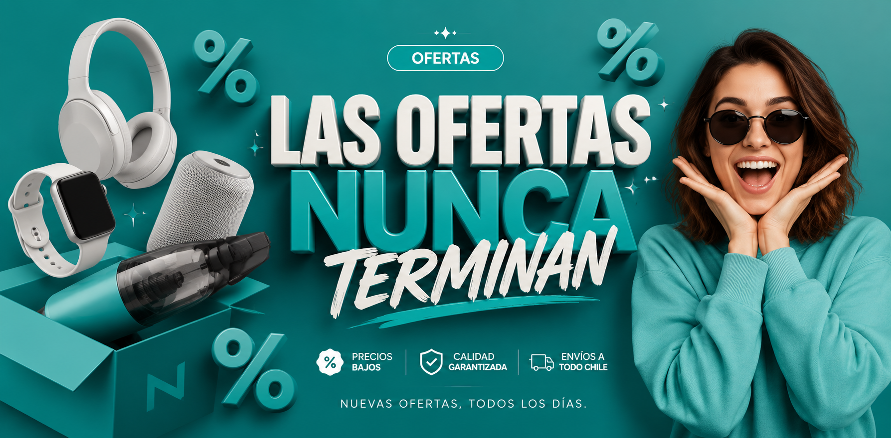 Las ofertas nunca terminan: precios bajos, calidad garantizada y envíos a todo Chile